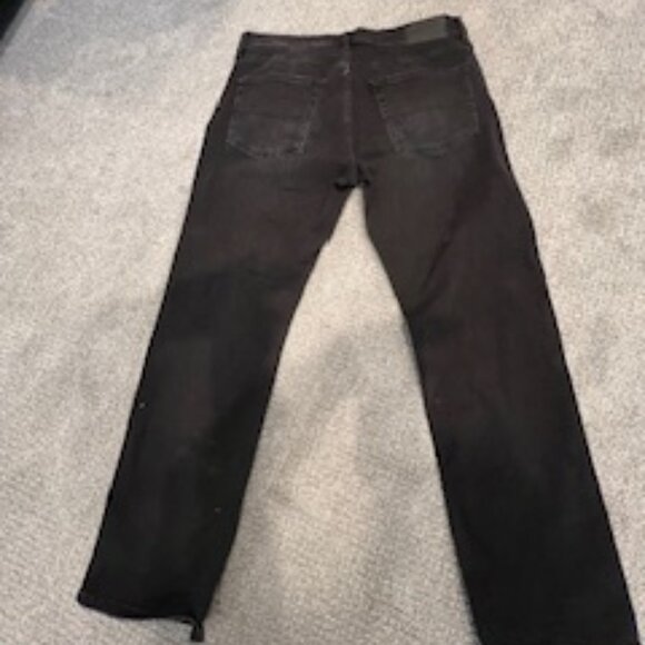 Mens Lucky 221 Straight Black Denim Jean 32 x 30 - Picture 4 of 12